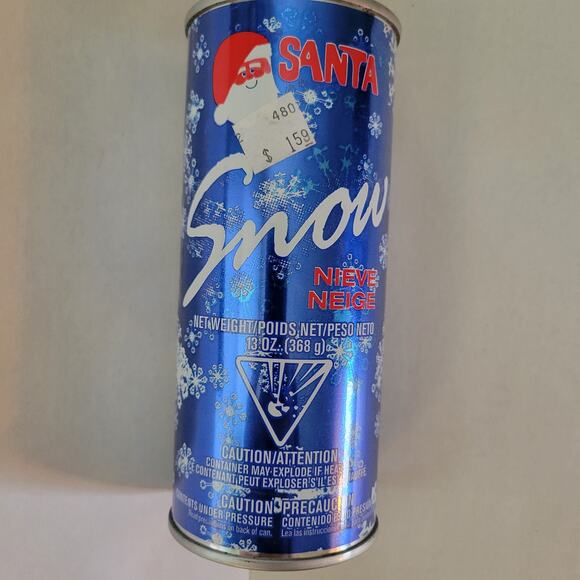 2 Vintage Santa Snow 13 oz Each Aerosol Spray Christmas Decoration 506 USA - Picture 2 of 4